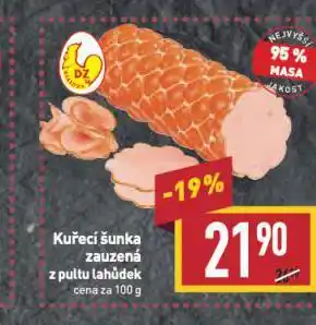 Billa Kuřecí šunka zauzená nabídka