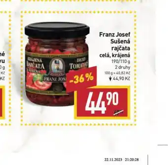 Billa Franz josef sušená rajčata nabídka