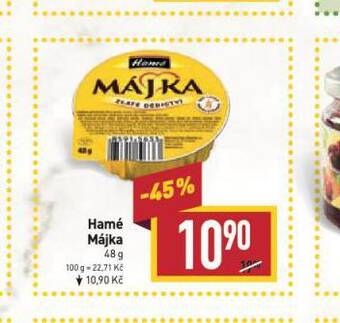 Billa Hamé májka nabídka