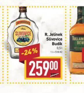 Billa R. jelínek slivovice budík nabídka