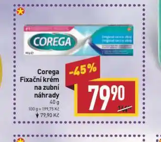 Billa Corega fixační krém nabídka
