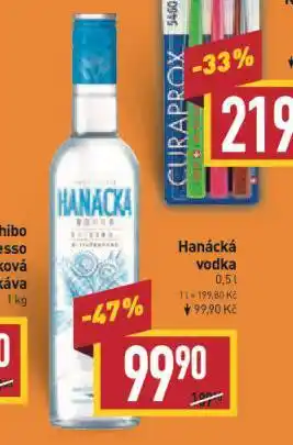 Billa Hanácká vodka nabídka