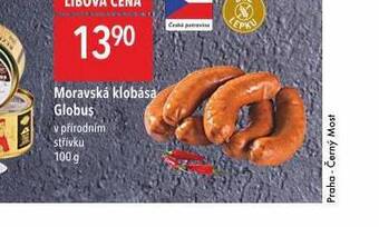Globus Moravská klobása nabídka