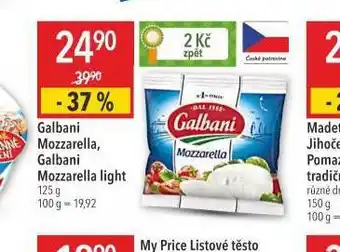Globus Mozzarella nabídka