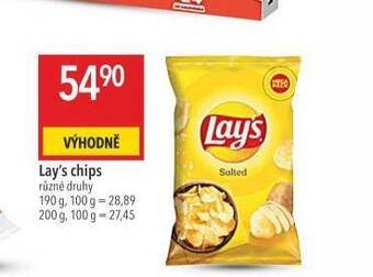 Globus Lay´s chips nabídka