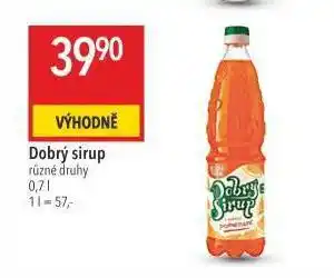 Globus Dobrý sirup nabídka
