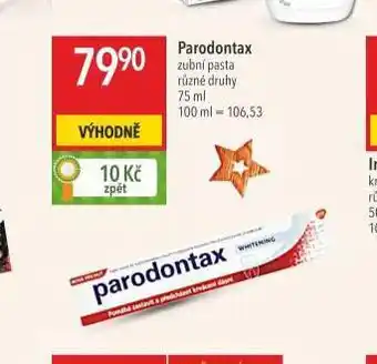 Globus Parodontax zubní pasta nabídka