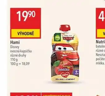 Globus Hami disney ovocná kapsička nabídka