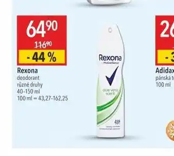 Globus Rexona deodorant nabídka