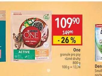 Globus Purina one granule pro psy nabídka