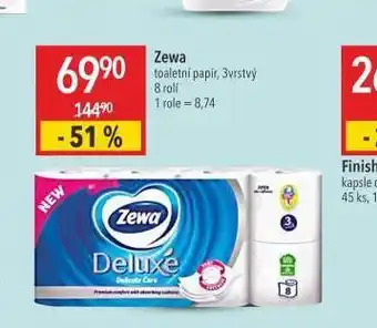 Globus Zewa toaletní papír nabídka