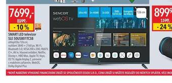 Globus Smart led televizor sencor 126 cm nabídka