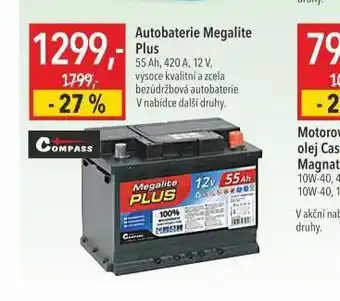 Globus Autobaterie megalite plus 55 ah nabídka