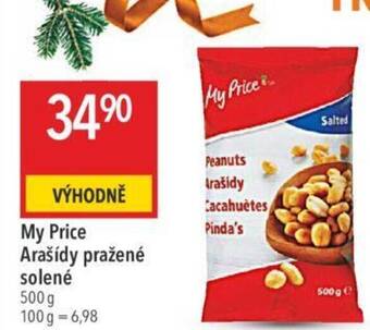Globus My Price Arašídy pražené nabídka