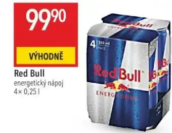 Globus Red Bull energetický nápoj nabídka