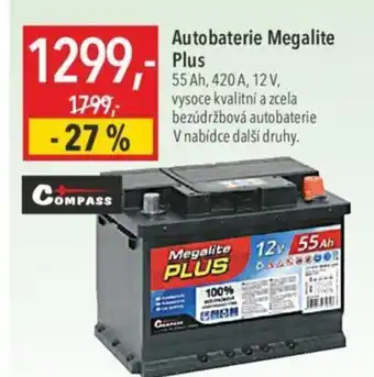 Globus Autobaterie Megalite Plus nabídka