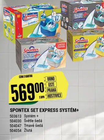 Tamda Foods SPONTEX SET EXPRESS SYSTÉM+ nabídka