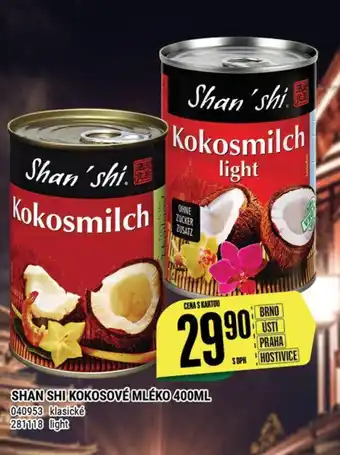 Tamda Foods SHAN SHI KOKOSOVÉ MLÉKO 400ML nabídka