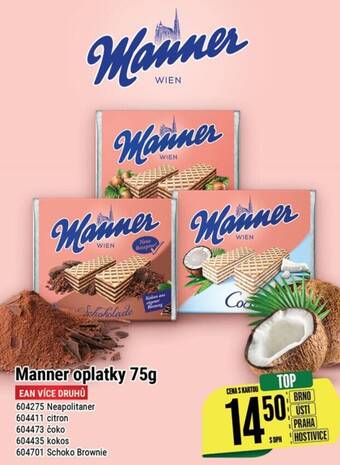 Tamda Foods Manner oplatky 75g nabídka