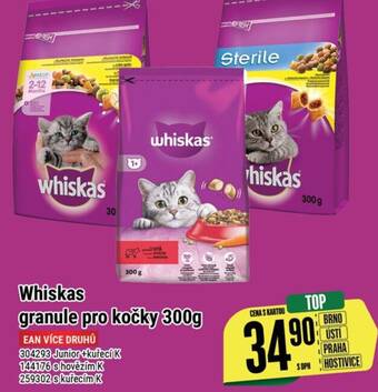 Tamda Foods Whiskas granule pro kočky 300g nabídka