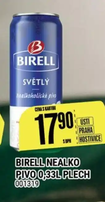 Tamda Foods BIRELL NEALKO PIVO 0,33L PLECH nabídka