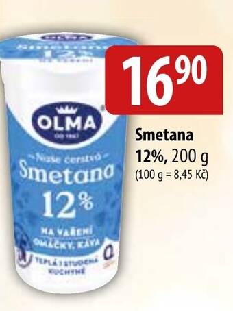 Bala Smetana 12% nabídka