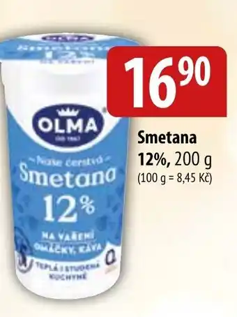 Bala Smetana 12% nabídka
