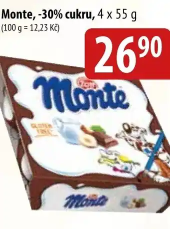 Bala Monte, -30% cukru, 4 x 55 g nabídka
