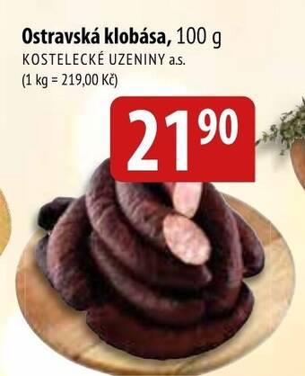 Bala Ostravská klobása, 100 g nabídka