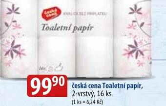 Bala česká cena Toaletní papír, 2-vrstvý, 16 ks nabídka