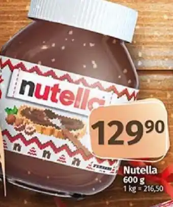 COOP TIP Nutella nabídka