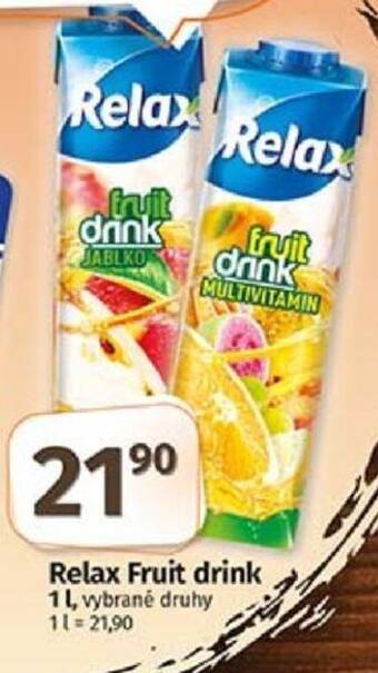 COOP TIP Relax Fruit drink 1L nabídka