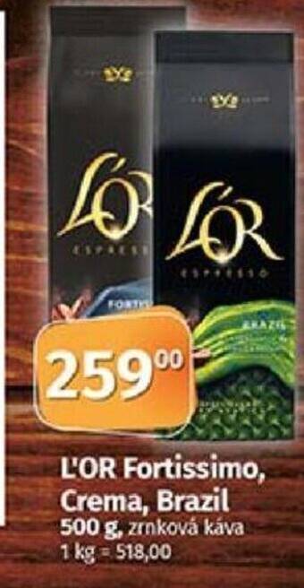 COOP TIP L'OR Fortissimo, Crema, Brazil nabídka