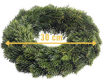 Hornbach Adventní věnec živý z jedle normandské cca ø 30 cm nabídka