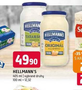 Terno Hellmann´s tatarská omáčka, majonéza nabídka
