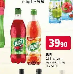 Terno Jupí sirup nabídka