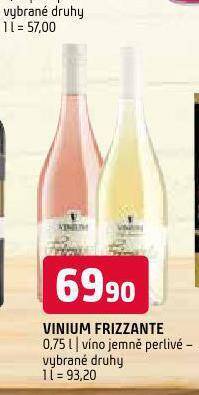 Terno Vinium frizzante nabídka