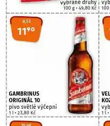 Terno Pivo gambrinus originál nabídka