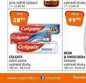 Terno Colgate zubní pasta nabídka