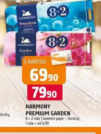 Terno Harmony toaletní papír nabídka