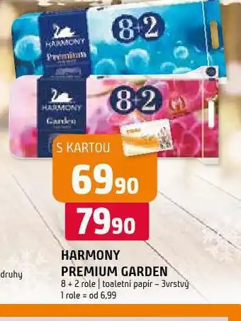 Terno Harmony toaletní papír nabídka