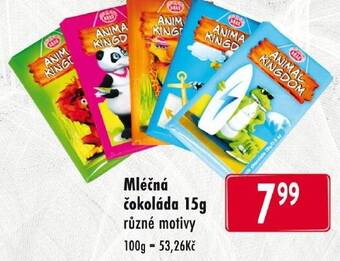 Qanto Mléčná čokoláda 15g nabídka