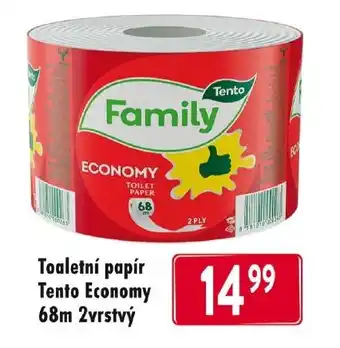 Qanto Toaletní papír Tento Economy 68m 2vrstvý nabídka