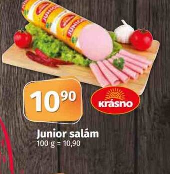 Konzum Junior salám nabídka