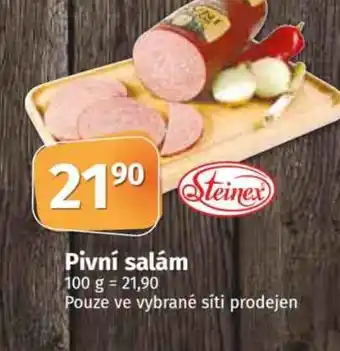 Konzum Pivní salám nabídka