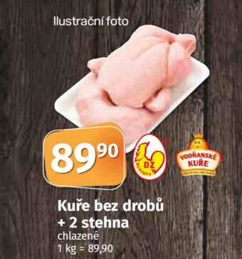 Konzum Kuře bez drobů + 2 stehna nabídka