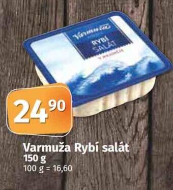 Konzum Varmuža Rybí salát nabídka