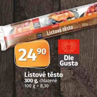 Konzum Listové těsto nabídka
