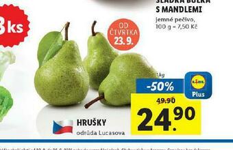 Lidl Hrušky nabídka
