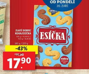 Lidl Zlaté derby / koka / esíčka nabídka